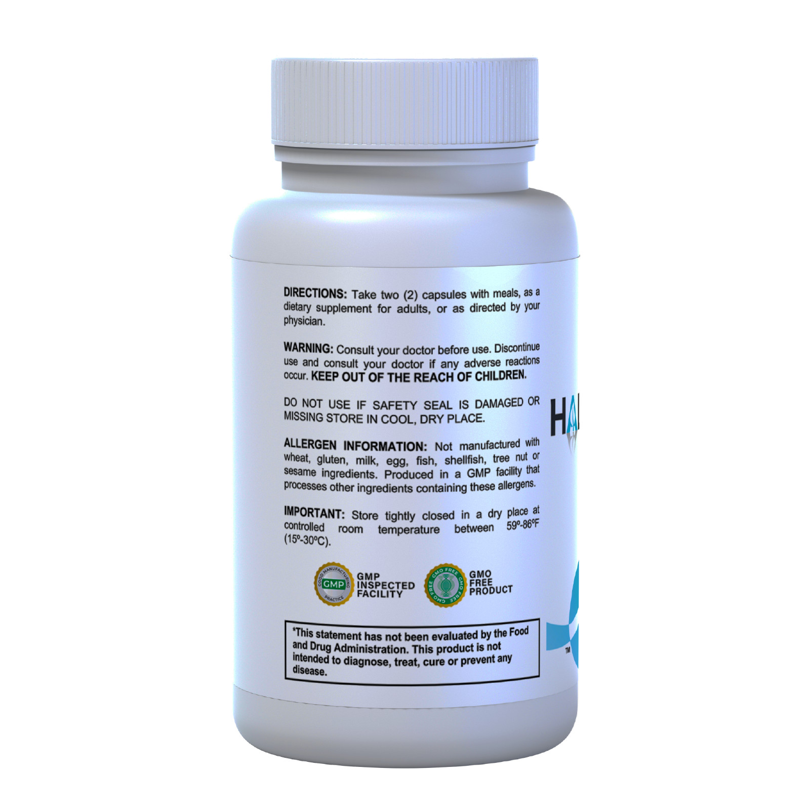 HALLVERATROL Resveratrol Capsules 1000 mg – Anit Aging & Brain Support – 60 Caps
