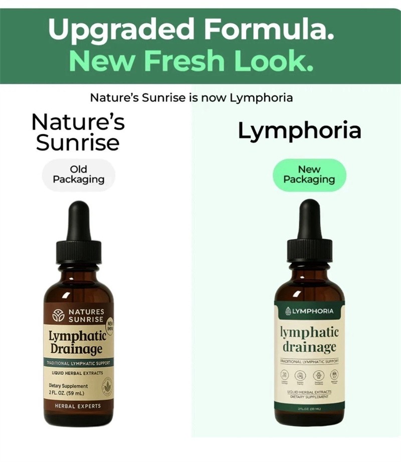 3X Lymphoria – Lymphatic Drainage 59ml – Detox, Bloat Relief & Immune Support