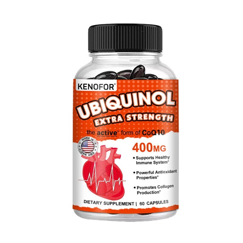 CoQ10 Ubiquinol 400mg Supplement – 30 To 120 Softgels 05/26, NEW