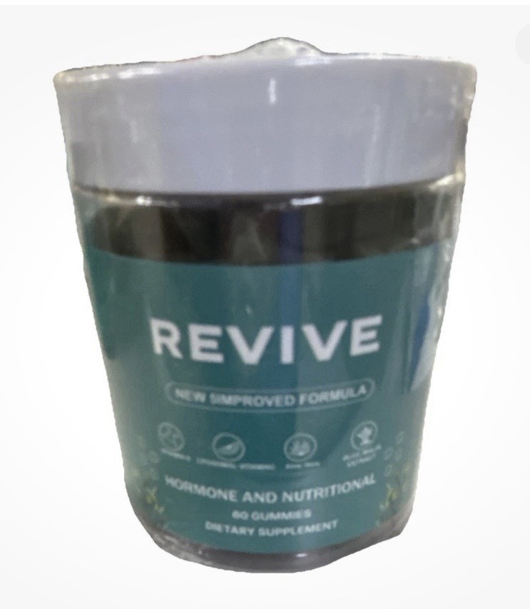 Revive Seaweed Vitamin D3 B6 Zinc Iron Hair Skin Nail Nutritional Gummies