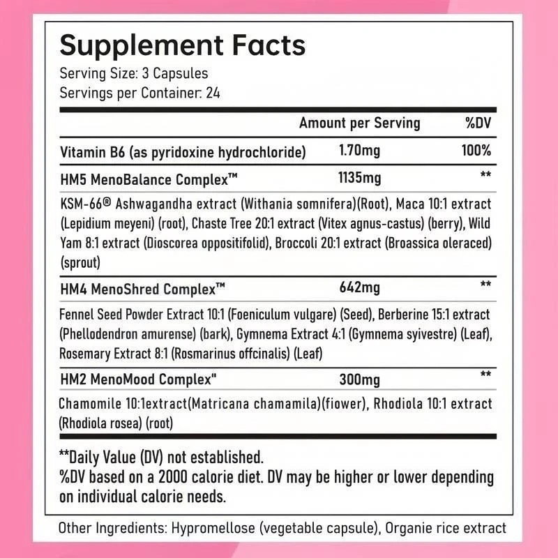 5 Mood Hormone Pack Organic Hormonal Support Harmony Sleep Women