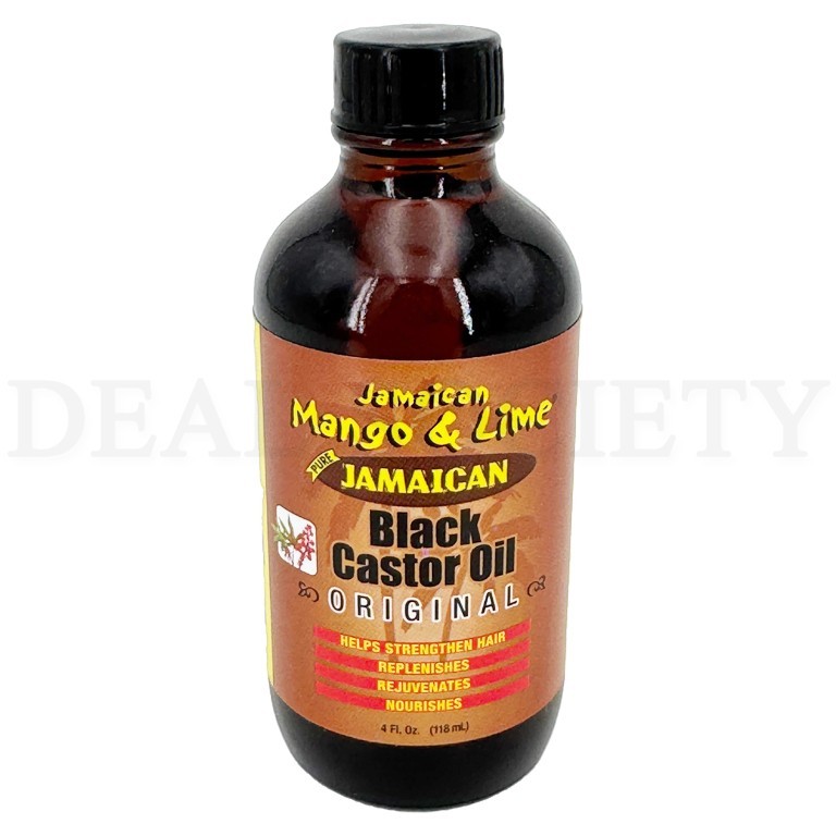 Jamaican Mango & Lime Black Castor Oil 4oz Lot of 2