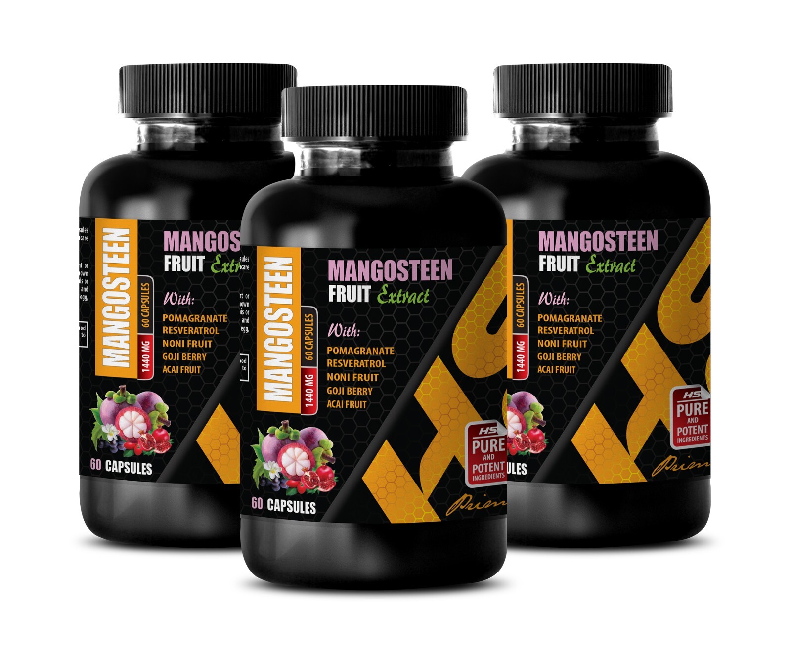 Energy and Focus Amplifier – MANGOSTEEN COMPLEX – 3B 180 Caps