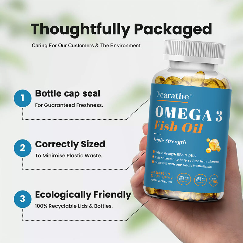Omega 3 Fish Oil 2000 mg with DHA – EPA Softgels