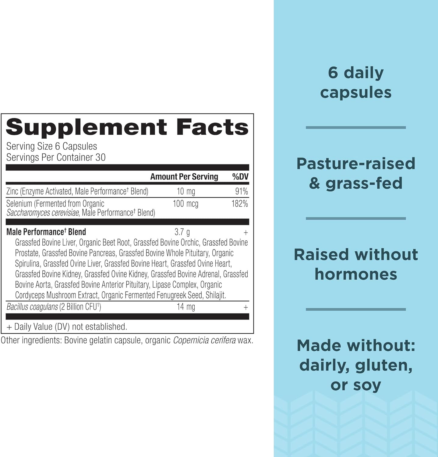 Organ Supplements for Men, Grass-Fed and Wild Organ Complex Capsules, Liver, …