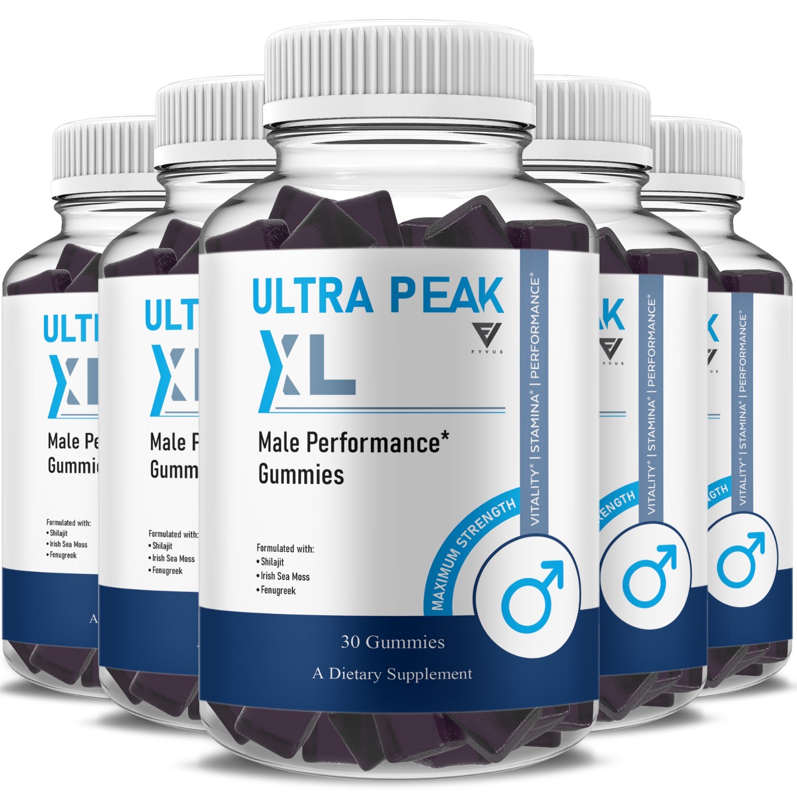 (5 Pack) Ultra Peak XL Gummies, UltraPeakXL Advanced Formula (5 Month Supply)
