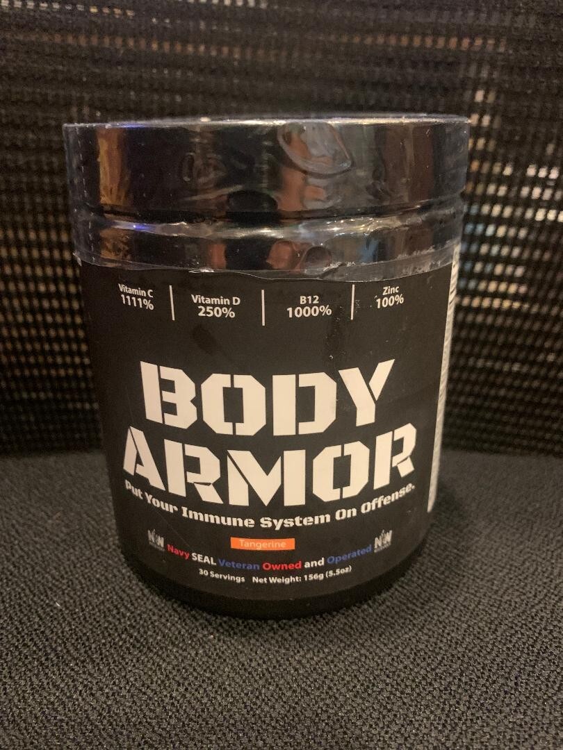 Naked Warrior Body Armor Immune System Booster, Tangerine, 5.5oz, BBY 10/2024