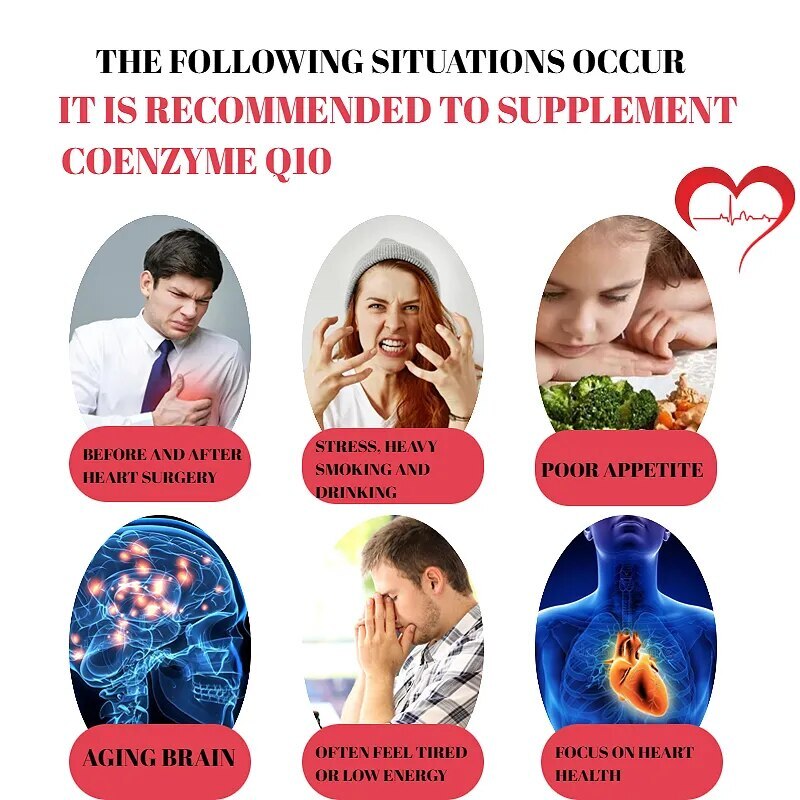 CoQ10 Ubiquinol 500 mg, 30/60/120 Softgels, exp 03/2026, Free Shipping