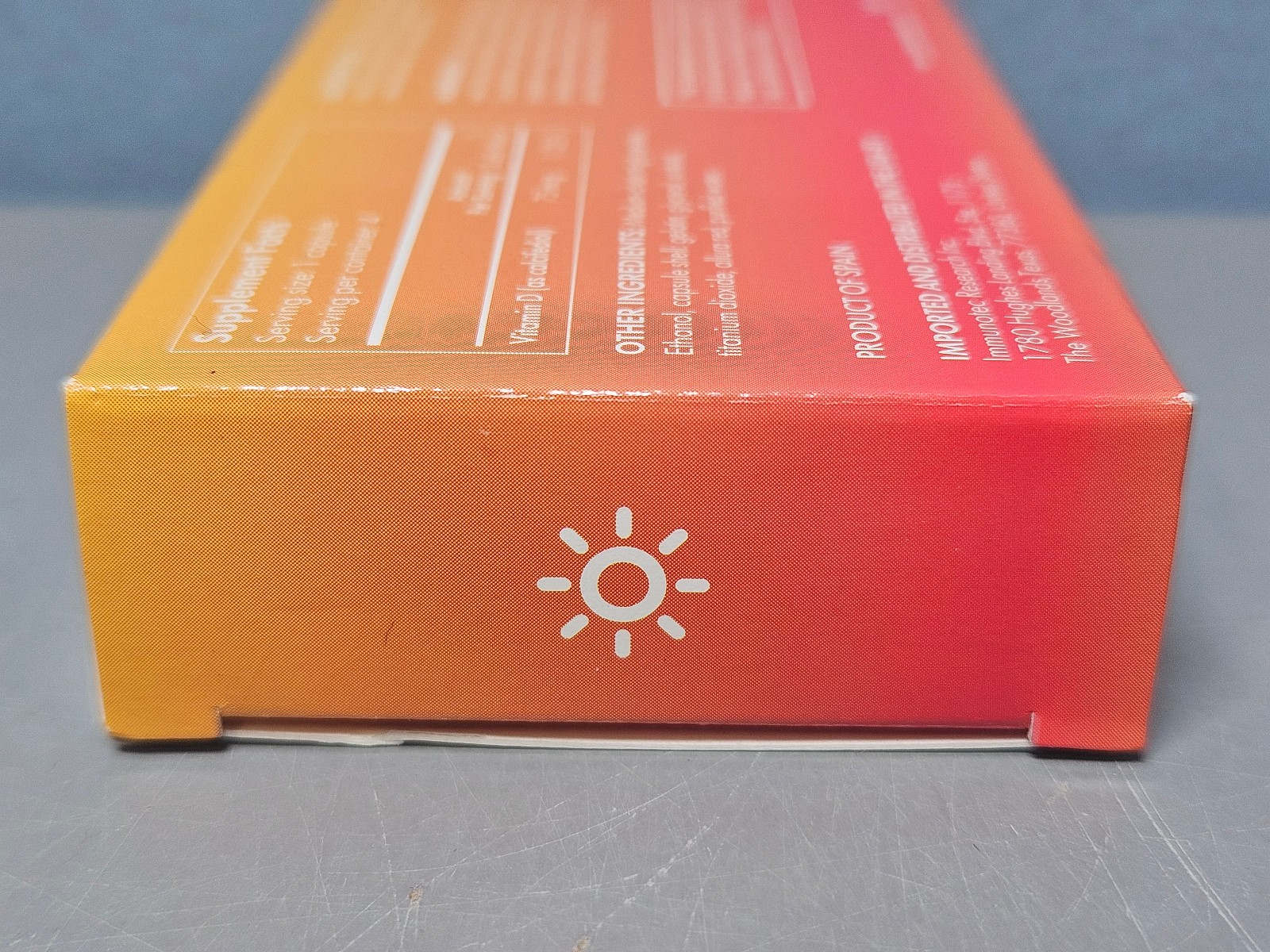Immunotec SunRay One Weekly Capsule – 4 Capsules – New & Sealed Exp 12/2027