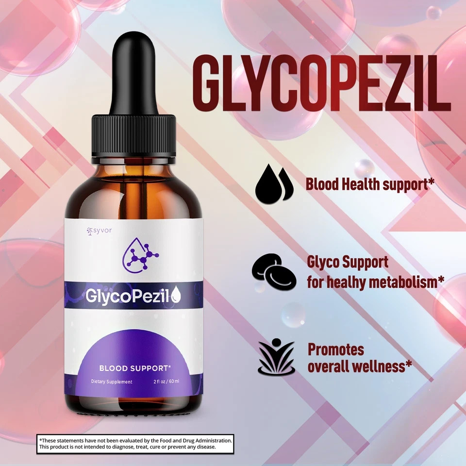 (3 Pack) Glycopezil Blood Support Drops Glyco Pezil Vitamin Supplement 90 Serves