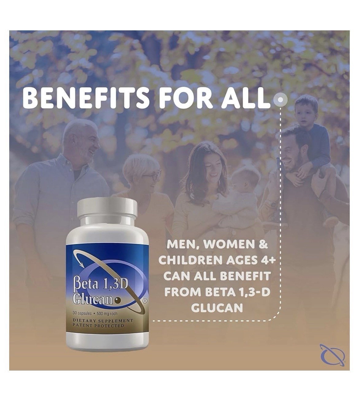 Transfer Point Beta 1,3D Glucan Immune Support 500 mg Dietary Supplement 30 Caps