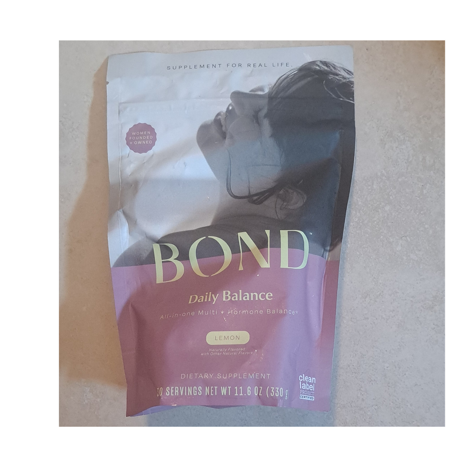 BOND Daily Balance Lemon Powder 11. 6 oz Hormone Balance All-in-one Multi