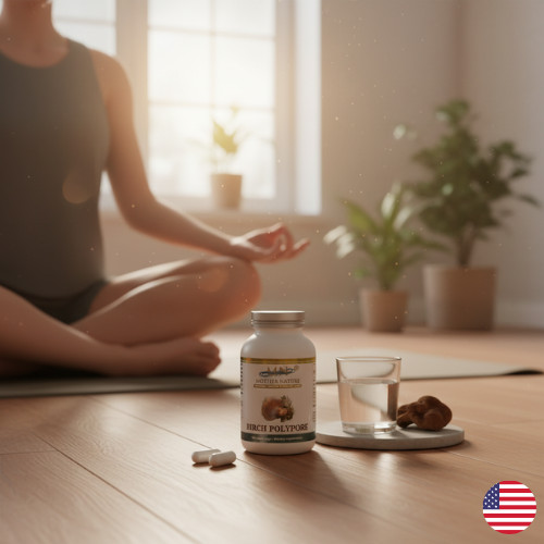 Mother Nature Birch Polypore Mushroom Gut Health Supplement with Beta-Glucans