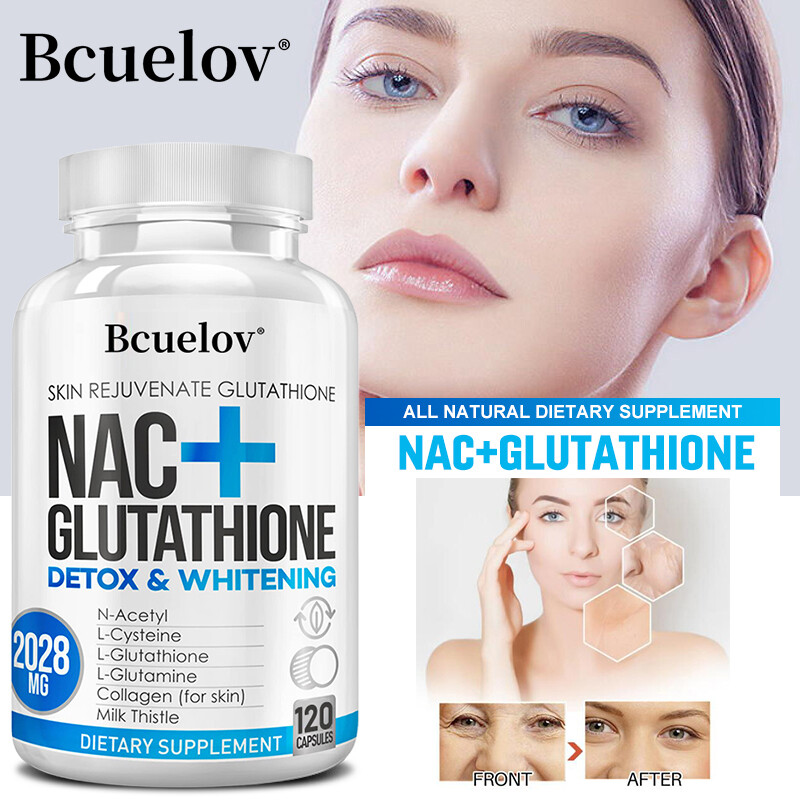 L -Glutathione NAC Collagen Detoxification Whitening Antioxidant