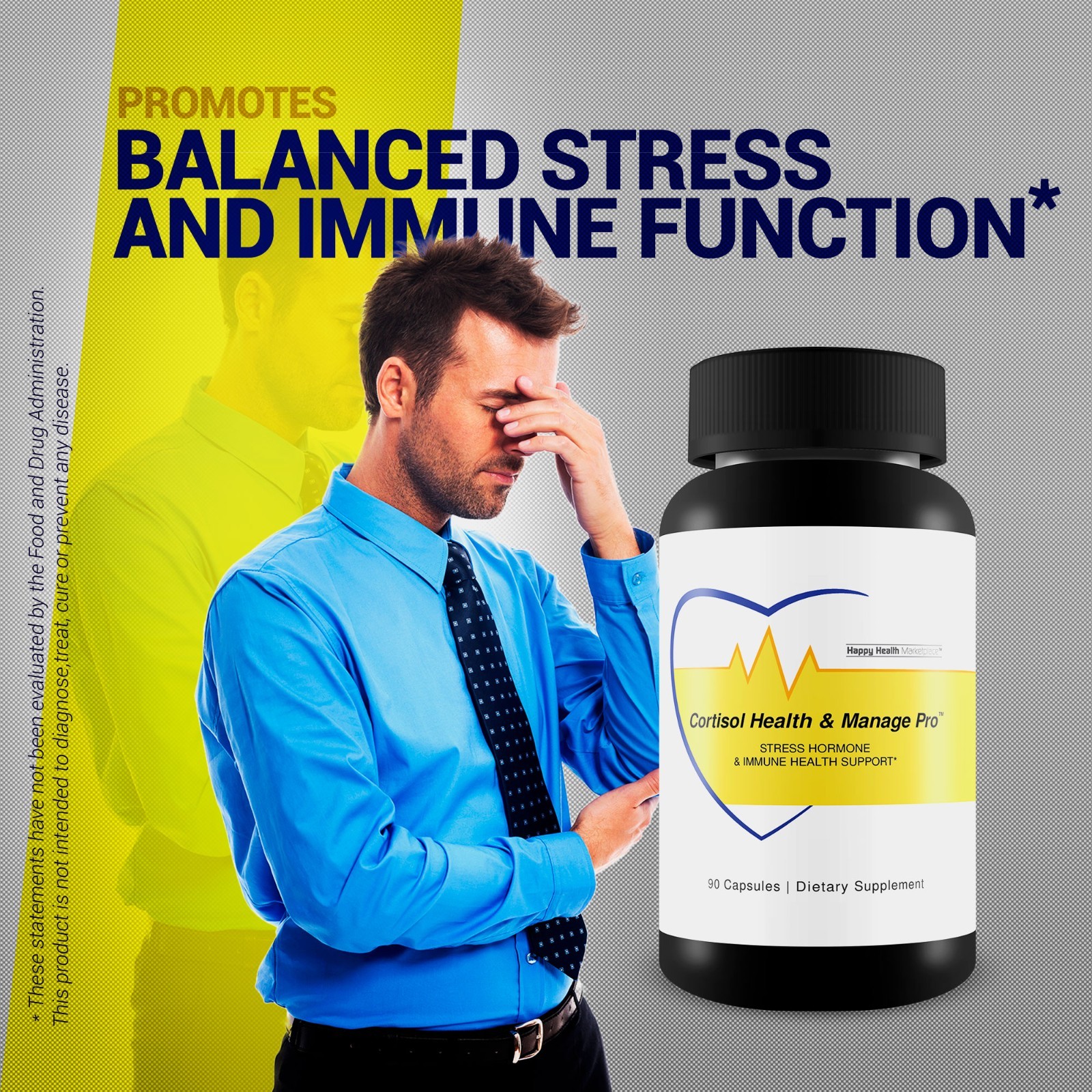 Cortisol Health & Manage Pro – Stress Hormone & Immune Support – Stress Relief