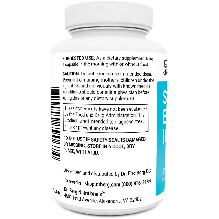 Dr Berg – Sea Kelp Enhanced Iodine – 90 Capsules
