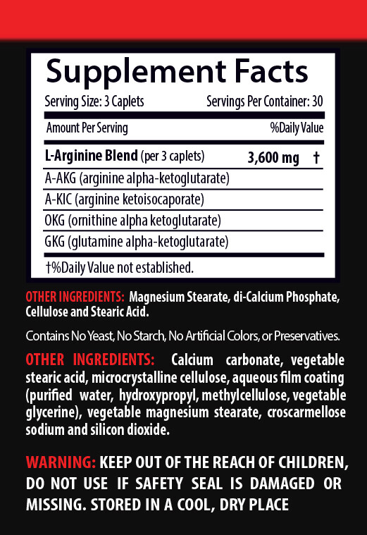 l-orinthine supplement – NITRIC OXIDE BOOSTER 3600 – pre workout vitamins 1B