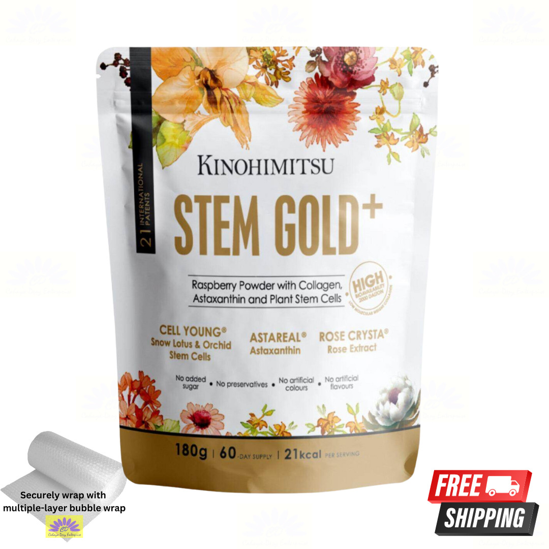 1 X Kinohimitsu Stem Gold+ Skin Beauty 180g (60 Days Supply) – Free Shipping