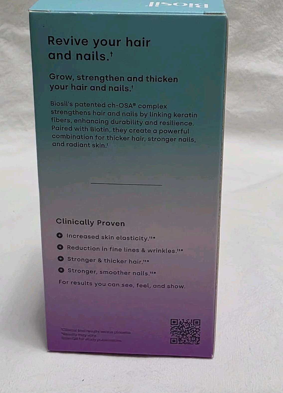 Biosil Advanced Hair + Nail Care Ch-osa Complex 30 Capsules Exp. 11/2027 New