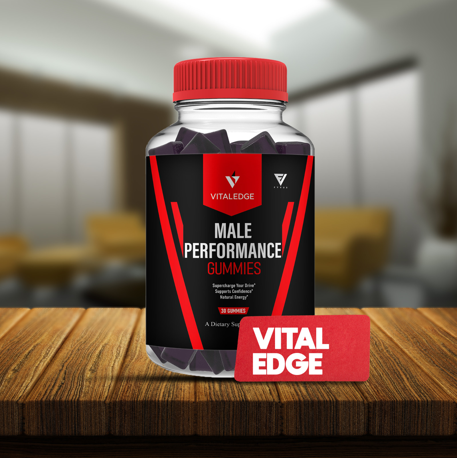 (5 Pack) Vital Edge Performance Gummies, VitalEdge Max Formula (5 Month Supply)