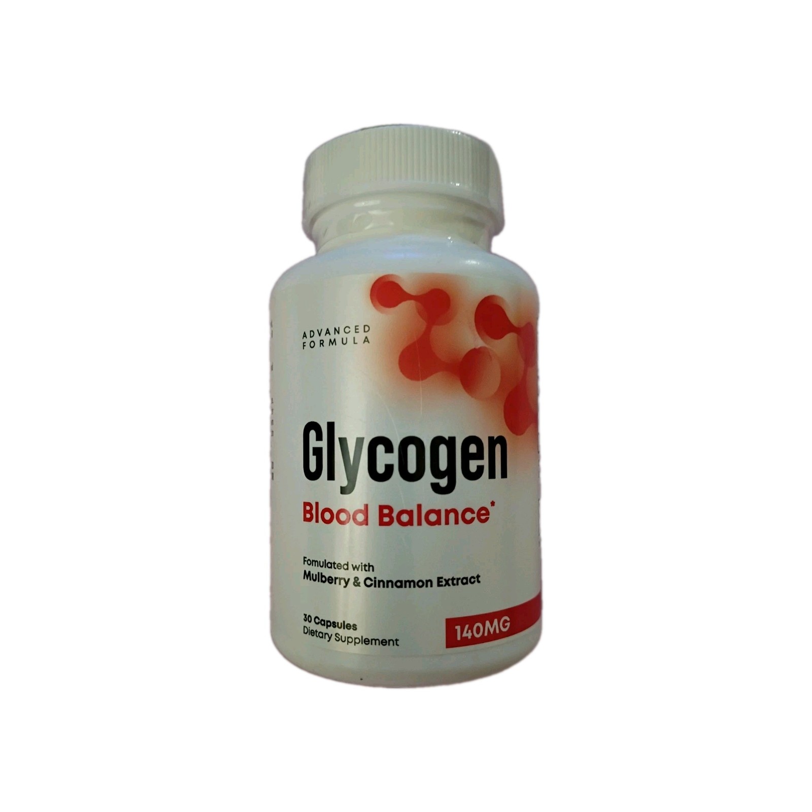 Glycogen Blood Balance & Support With Mulberry & Cinnamon 30 Capsules Genuine