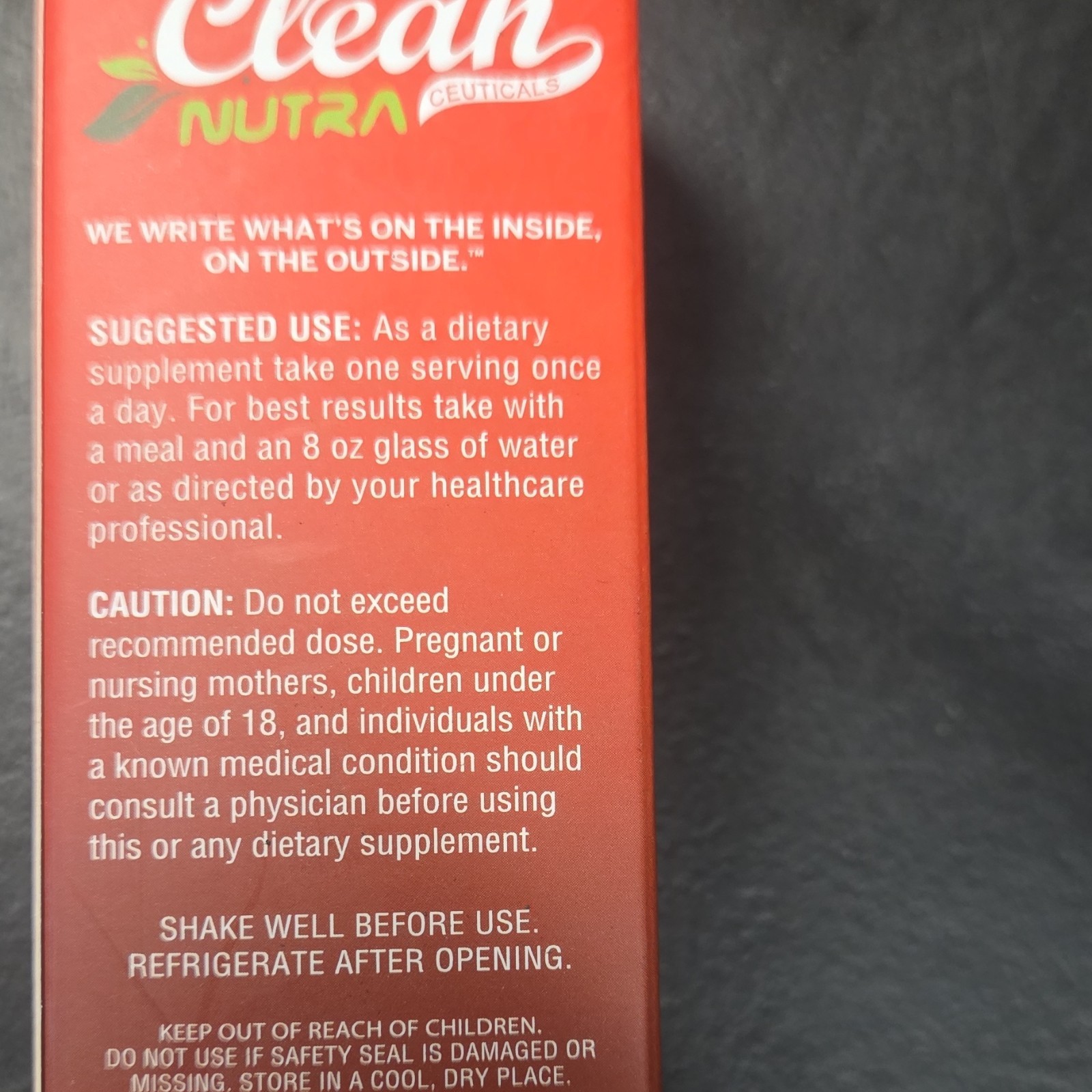 Clean Nutra Vascu Glow Circulation Drops D3 K2 Cayenne Berry Cinnamon 2 fl oz