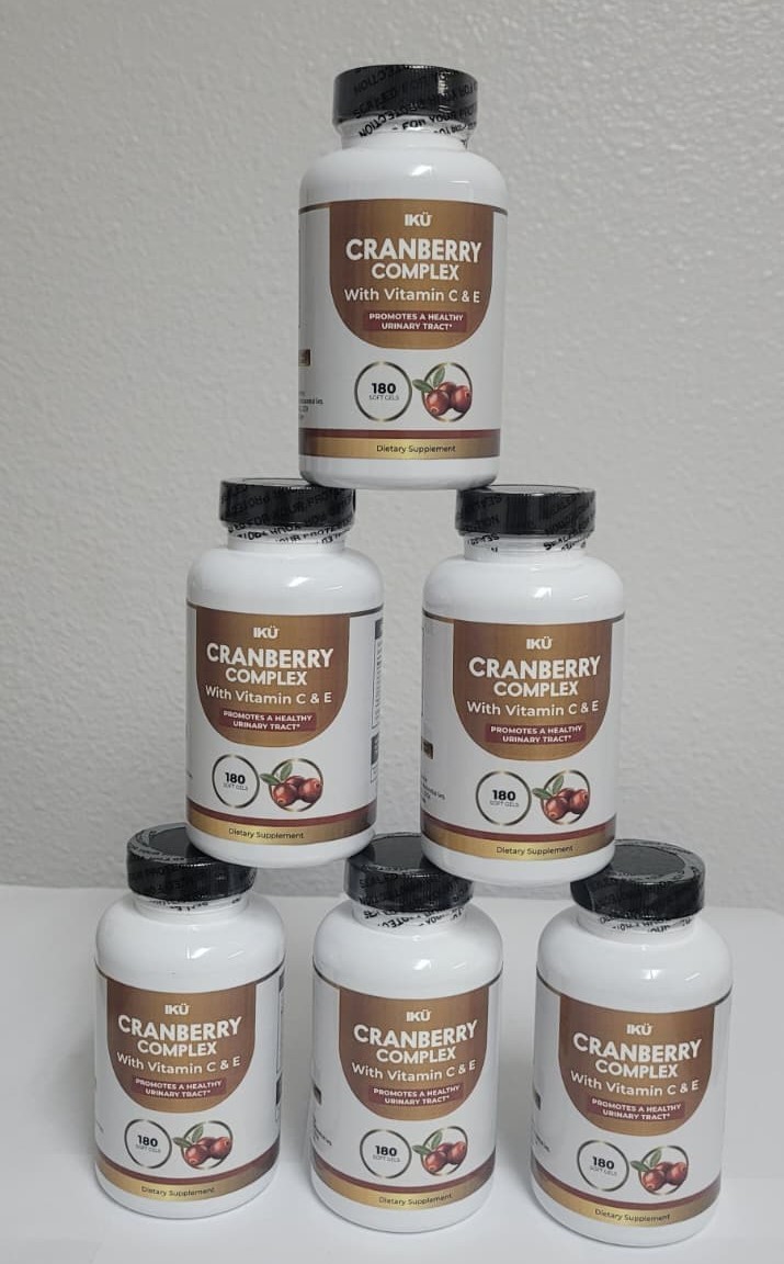 Cranberry Complex with Vitamin C & E- (Two Pack) – 360 Soft gels