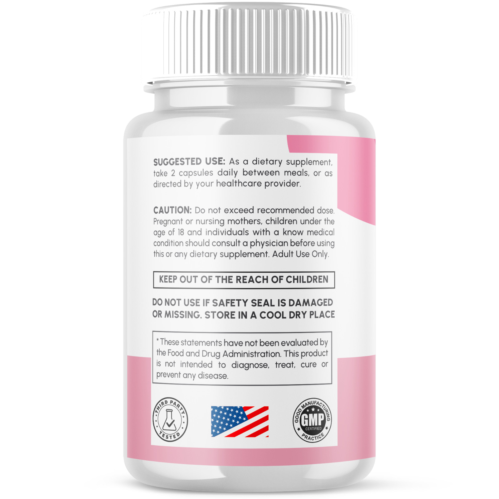 (3 Pack) True Fem for Women Advanced Wellness Support Supplement 180 Capsules