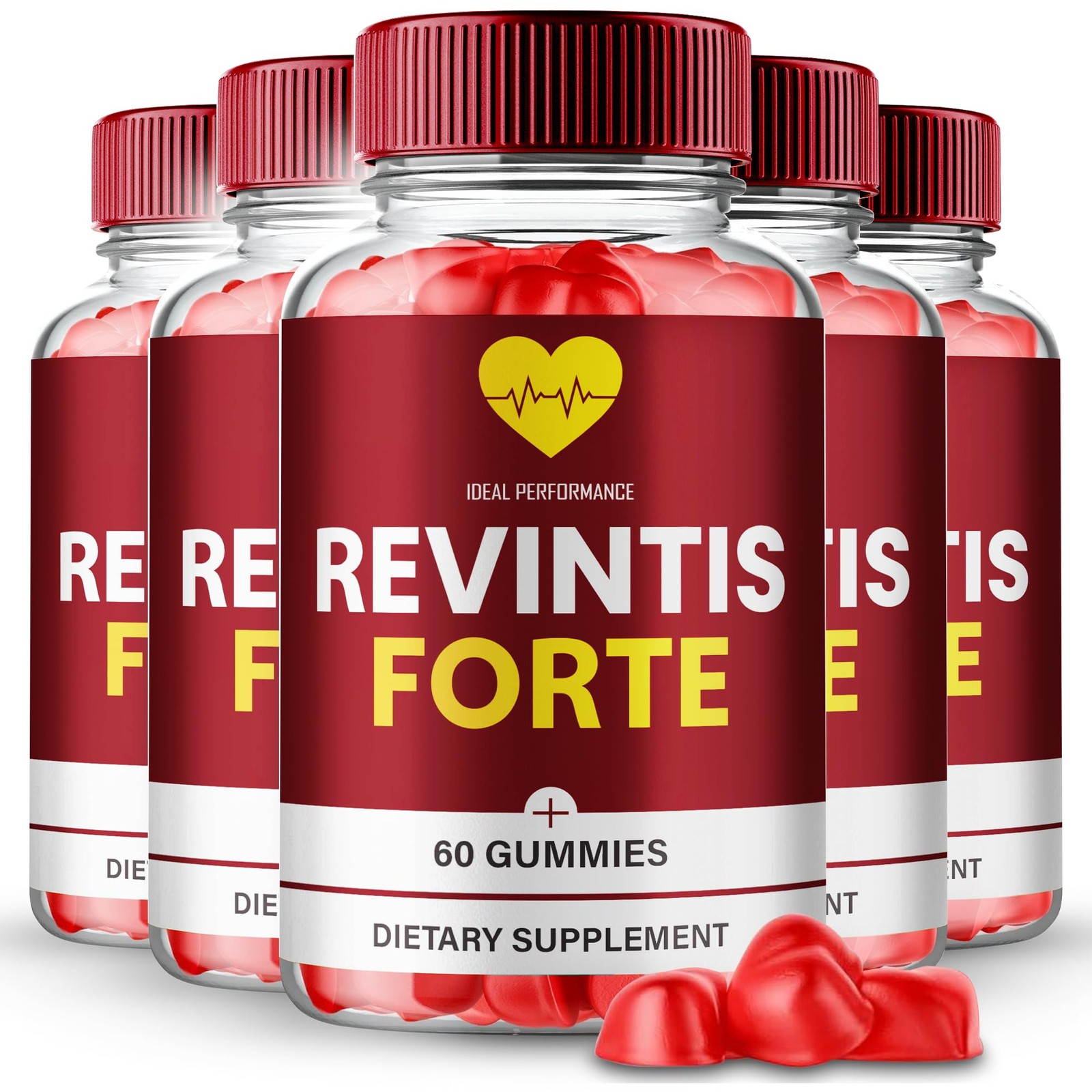 Revintis Forte Cardiovascular Health Blood Supplement – 300 Gummies (5 Pack)