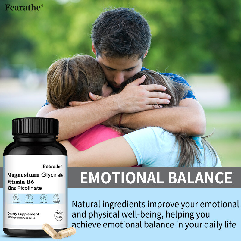 Zinc Picolinate + Magnesium Glycinate + Vitamin B6 | Immune System Support Caps