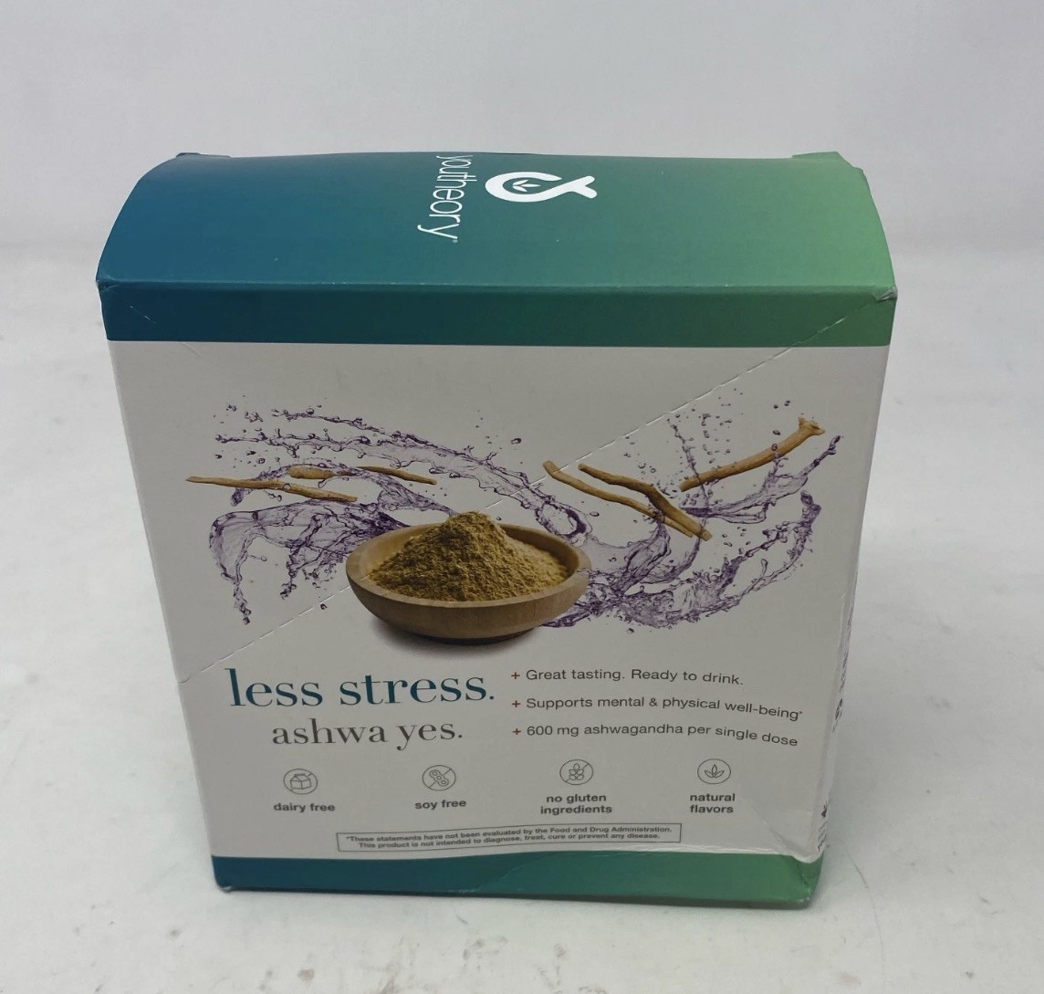 Youtheory Ashwagandha Liquid Blueberry 12x1oz KSM-66 Packets