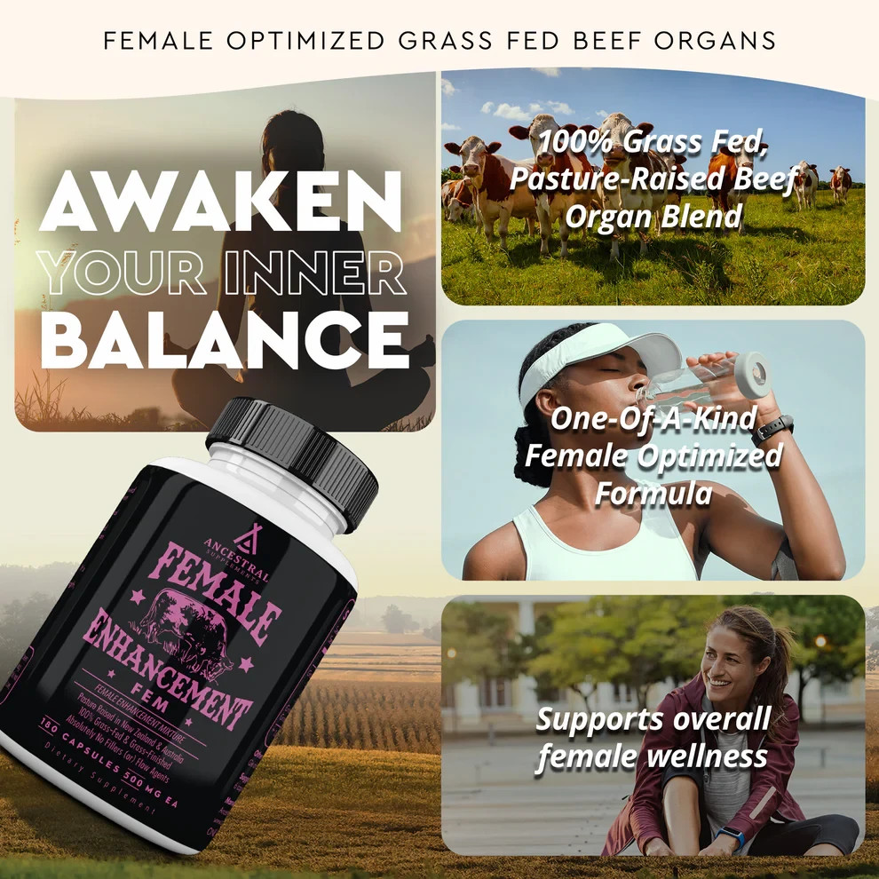 Ancestral Supplements FEM Female Enhancement Mixture Mammary Grass-Fed 180 Caps