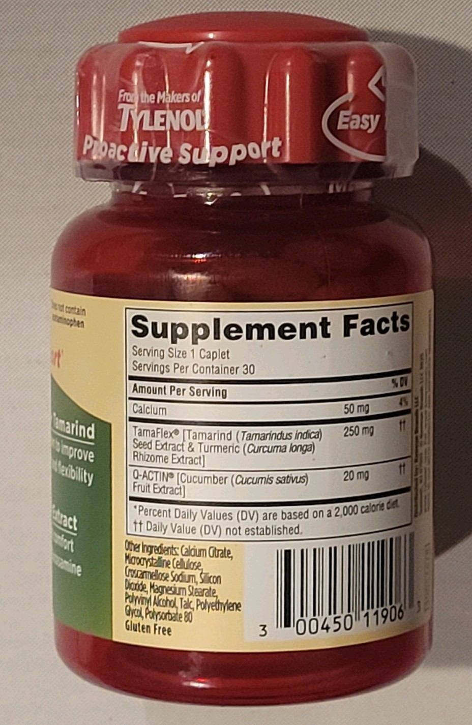 TYLENOL PROACTIVE SUPPORT MUSCLE & JOINT RELIEF – 30 CAPLETS