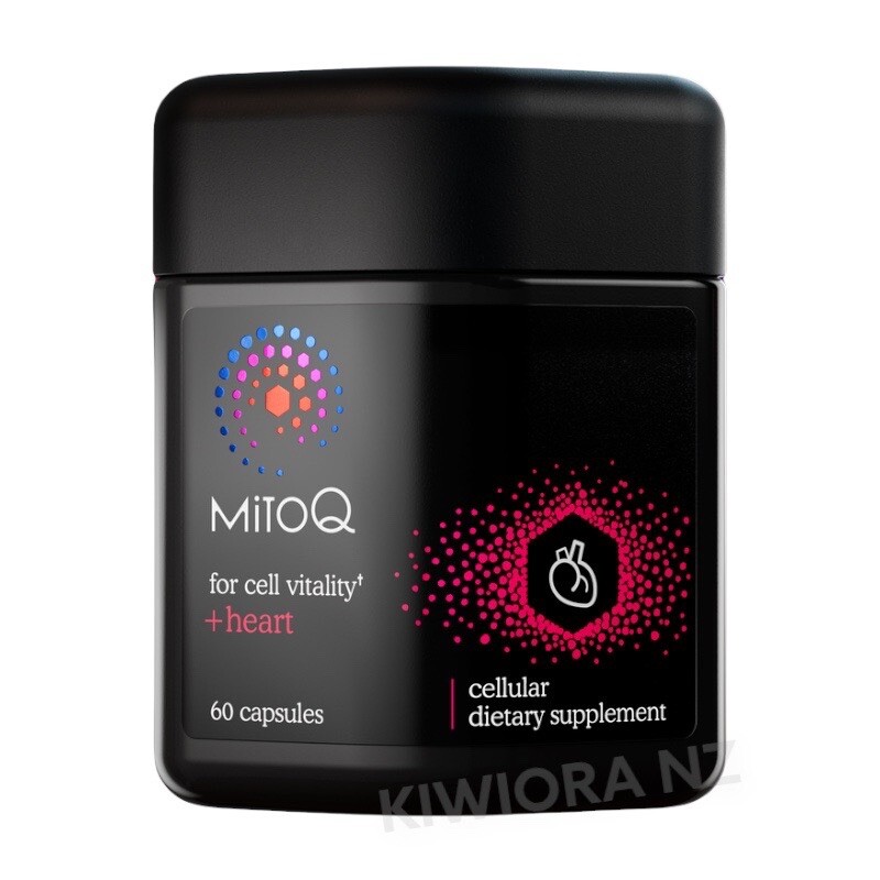 [MitoQ] Heart Cardiovascular Support CoQ10 60 Vege Capsules Free Shipping