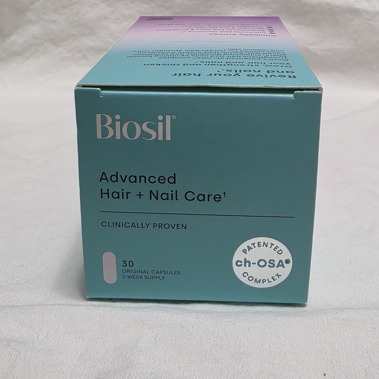 Biosil Advanced Hair + Nail Care Ch-osa Complex 30 Capsules Exp. 11/2027 New