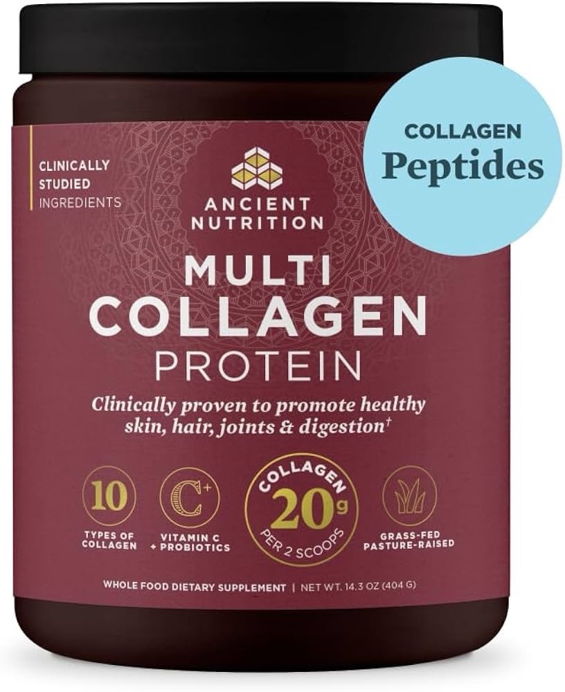Multi Collage Flavor Ancient Nutrition Multi Collagen Protein 14.3 oz EXP 2028