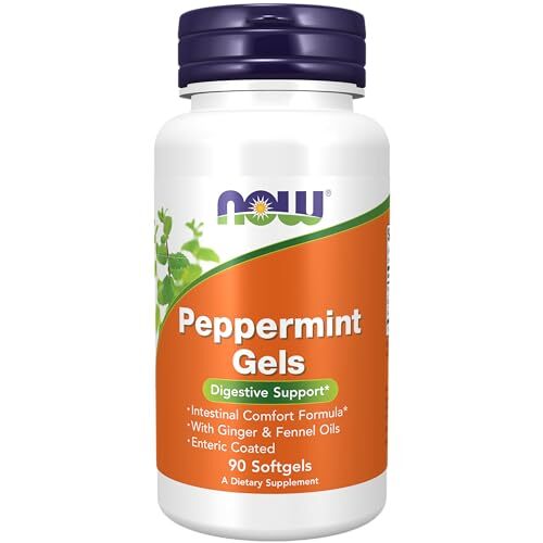 NOW FOODS Peppermint Gels 90 Softgels
