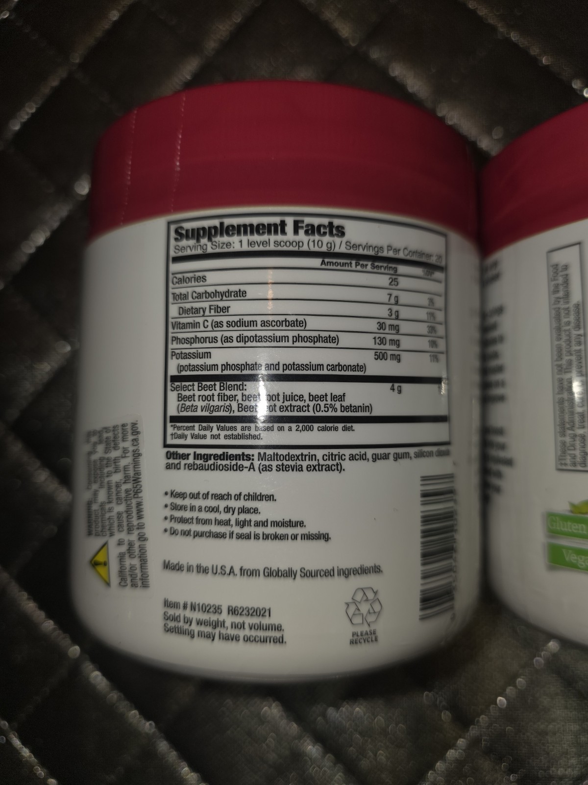 Nutritionworks Beets Circulation Super Foods 7.1 Oz Lot Of 2