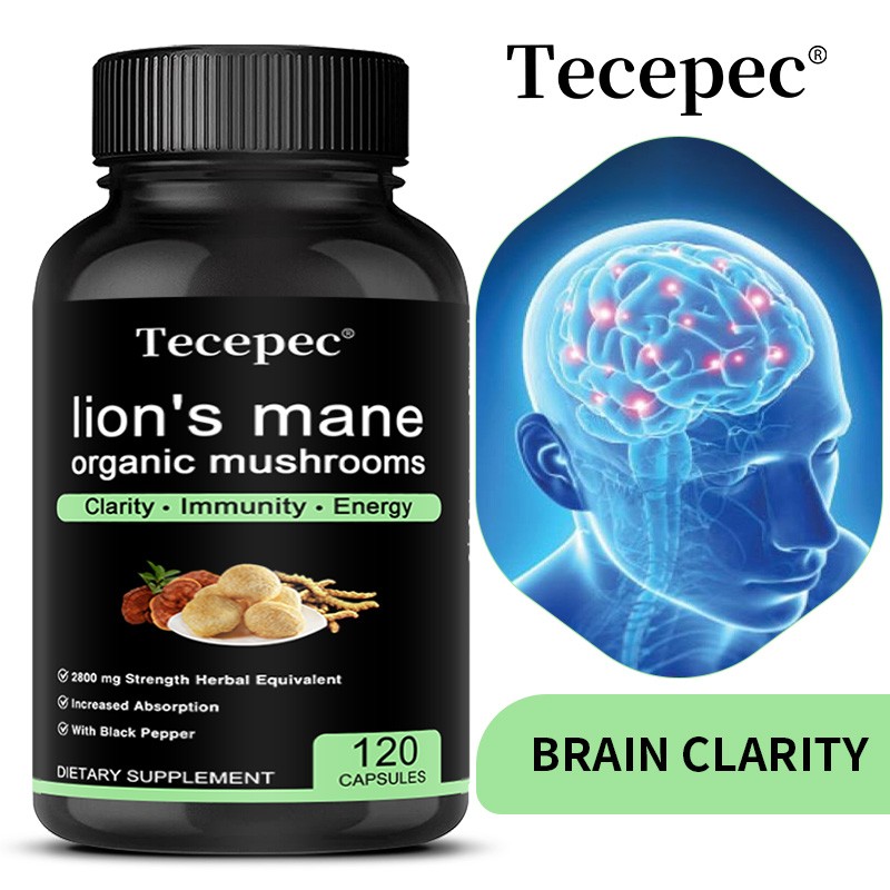 Mushrooms Lion’s Mane Capsules Supports Cognitive Function& Immune system Health
