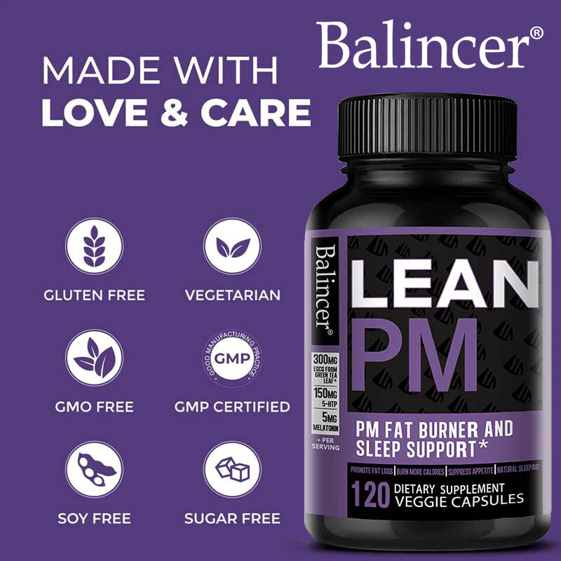 Lean PM Nighttime Fat Burner and Sleep Support Supplement