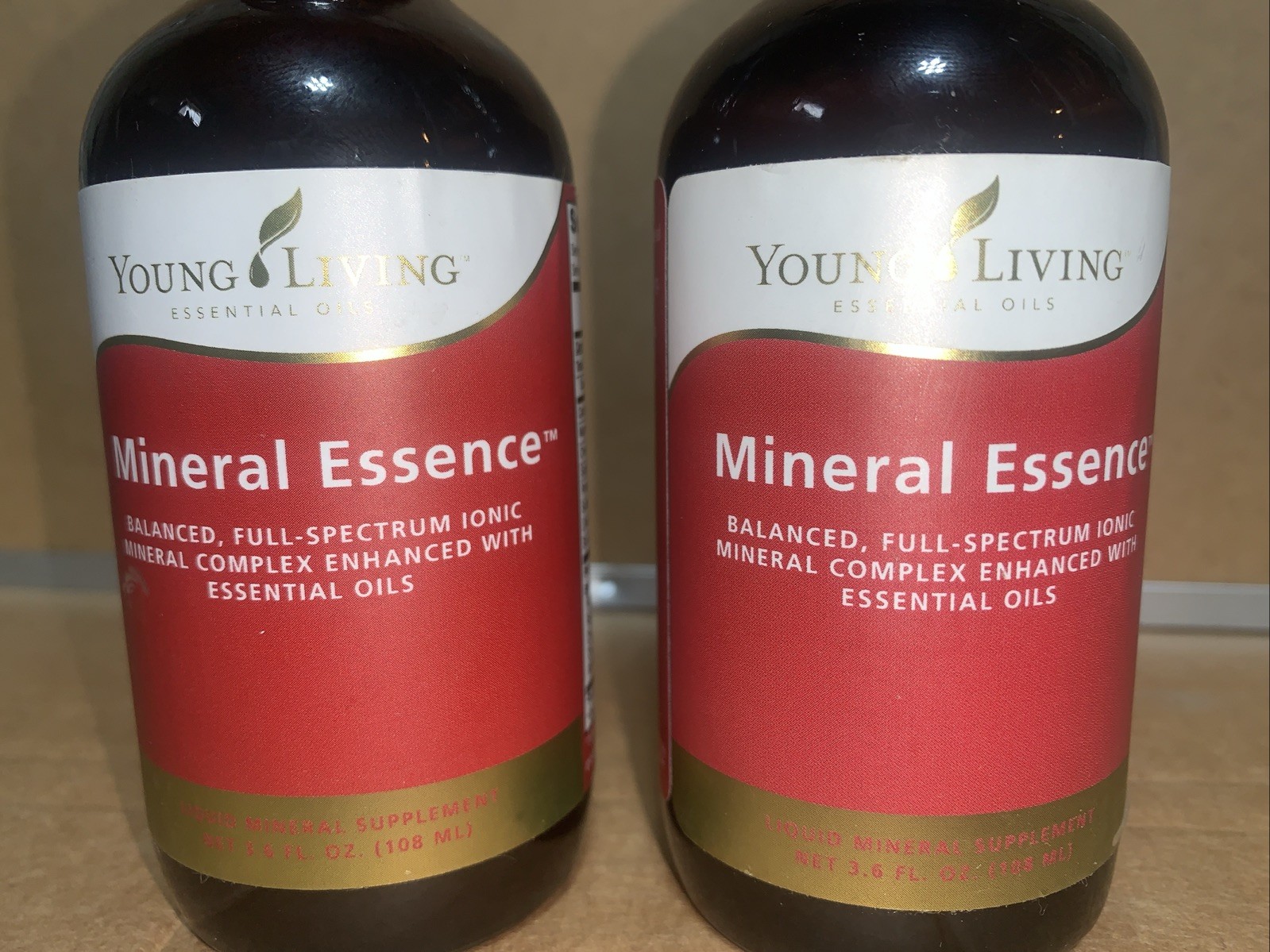 Young Living Mineral Essence liquid mineral supplement 3.6 fl oz New Set Of 2