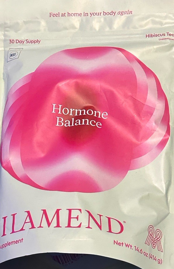 MILAMEND Hormone Balance Unsweetened Hibiscus Tea Powder – 30-Day Supply 14.6 oz