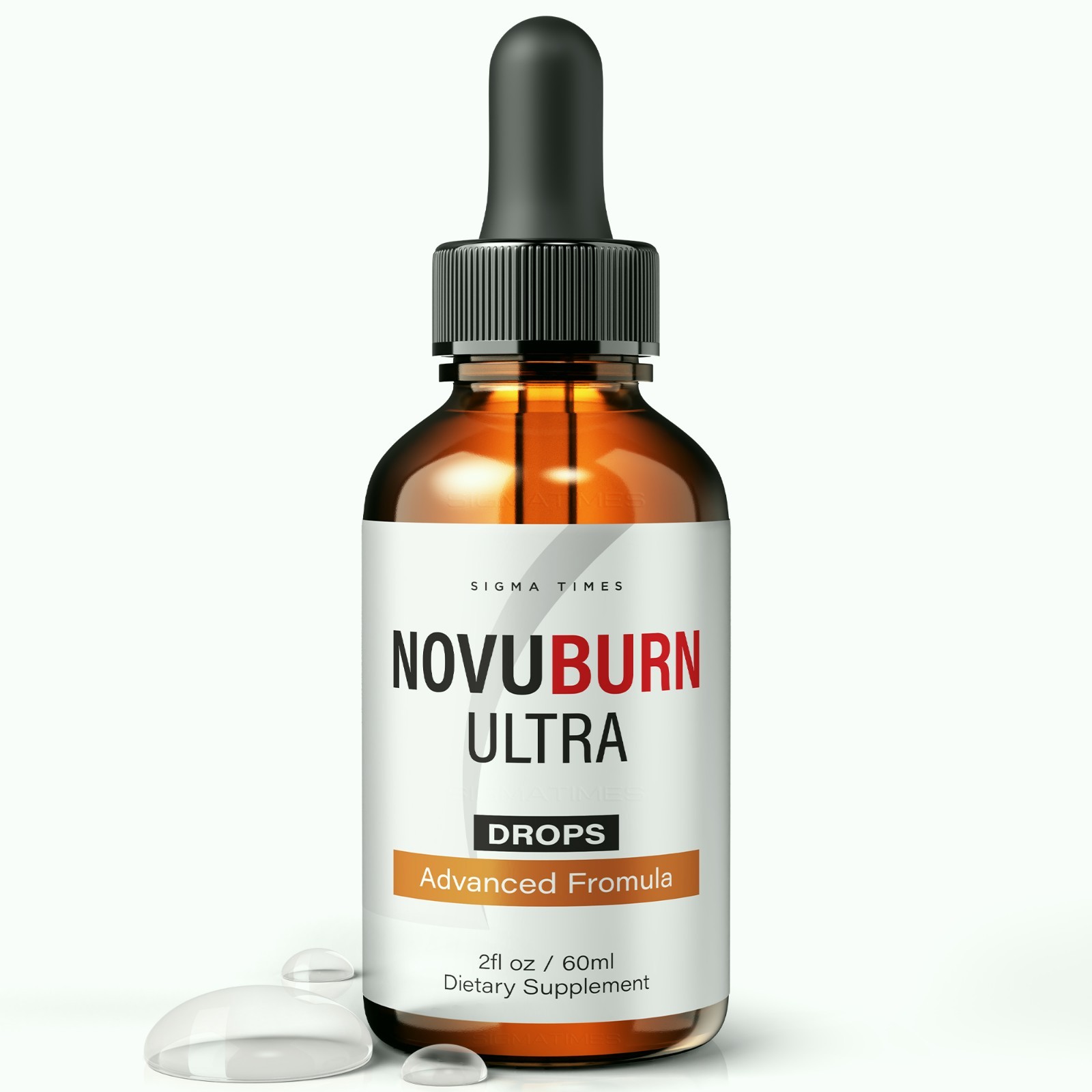NovuBurn Ultra Drops, Advanced Liquid Supplement, Fat Burning Formula (30 serv)