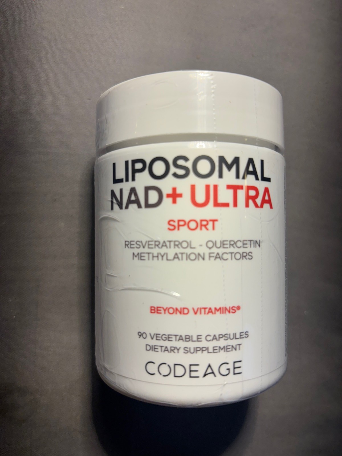 Codeage Liposomal NAD+ Ultra,SPORT Resveratrol, Quercetin,Methylation 90 ct