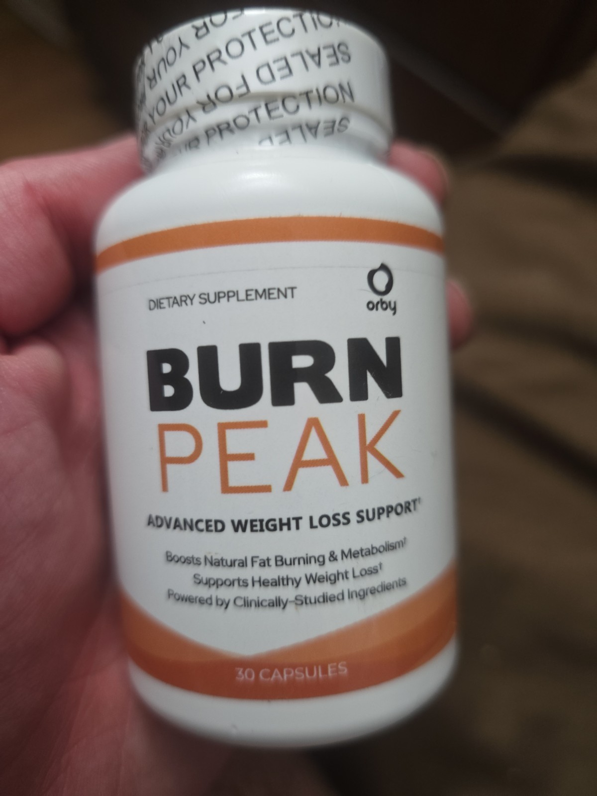 Burn Peak Advanced Weight Loss Support Supplements – 30 Capsules -Best By 10/28