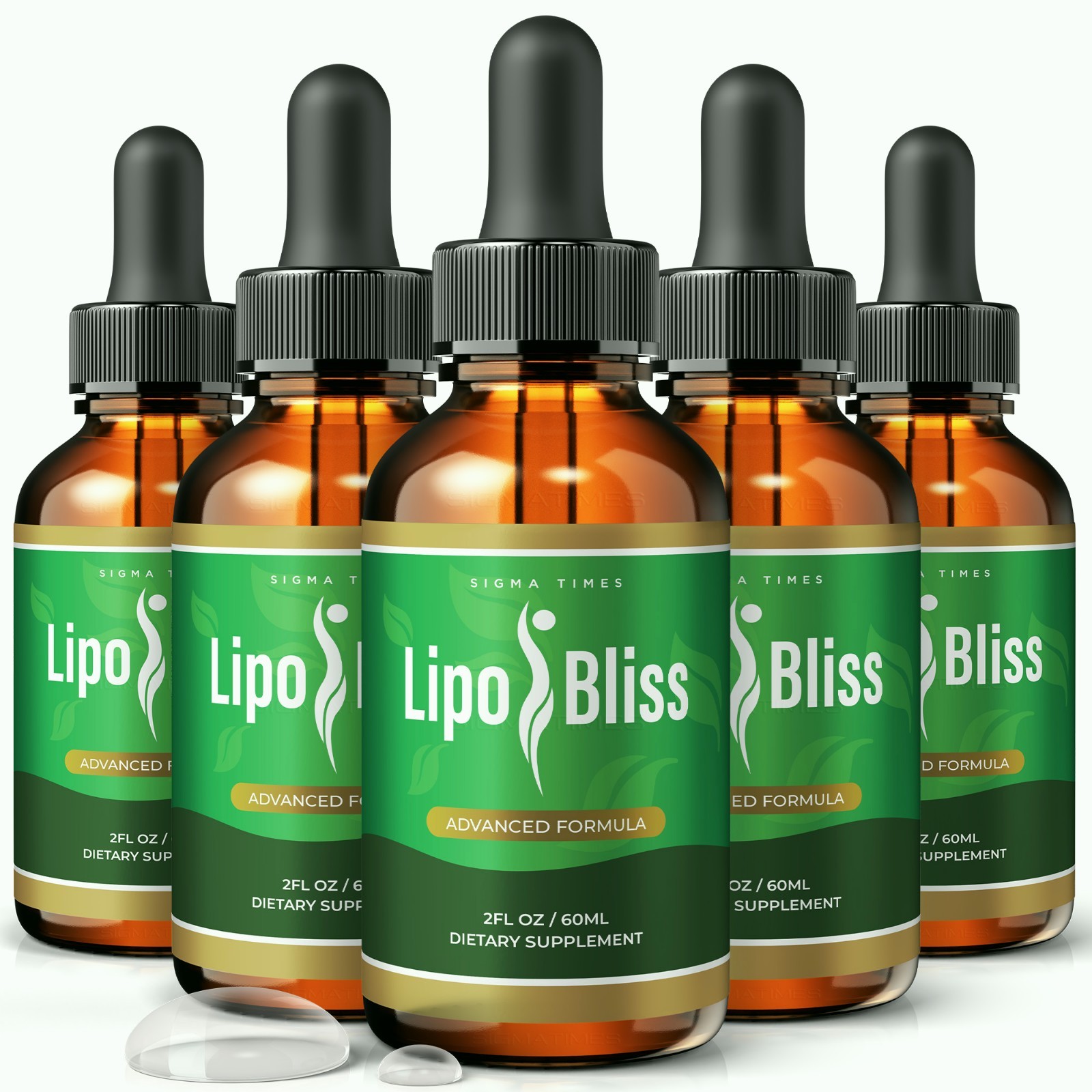 LipoBliss Drops – Lipo Bliss Energy & Fat Metabolism Support Supplement – 5 Pack