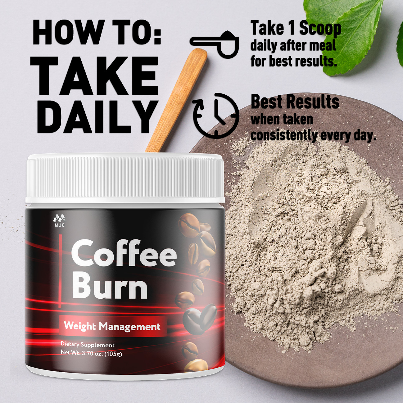 (1 Pack) Coffee Burn Powder Advanced Weight Management CoffeeBurn 30 Servings
