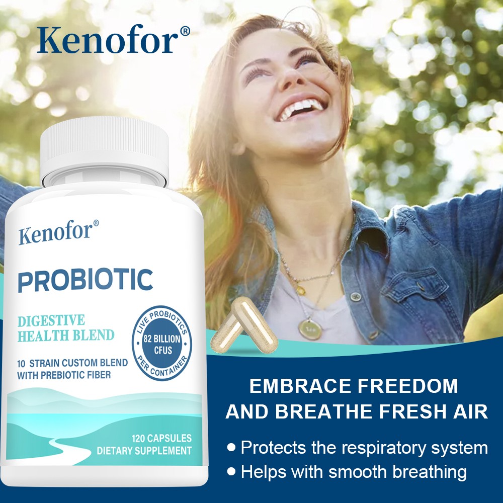 Probiotic 10 Strain Custom Blend Improve Bloating Constipation 30/60/120Capsules