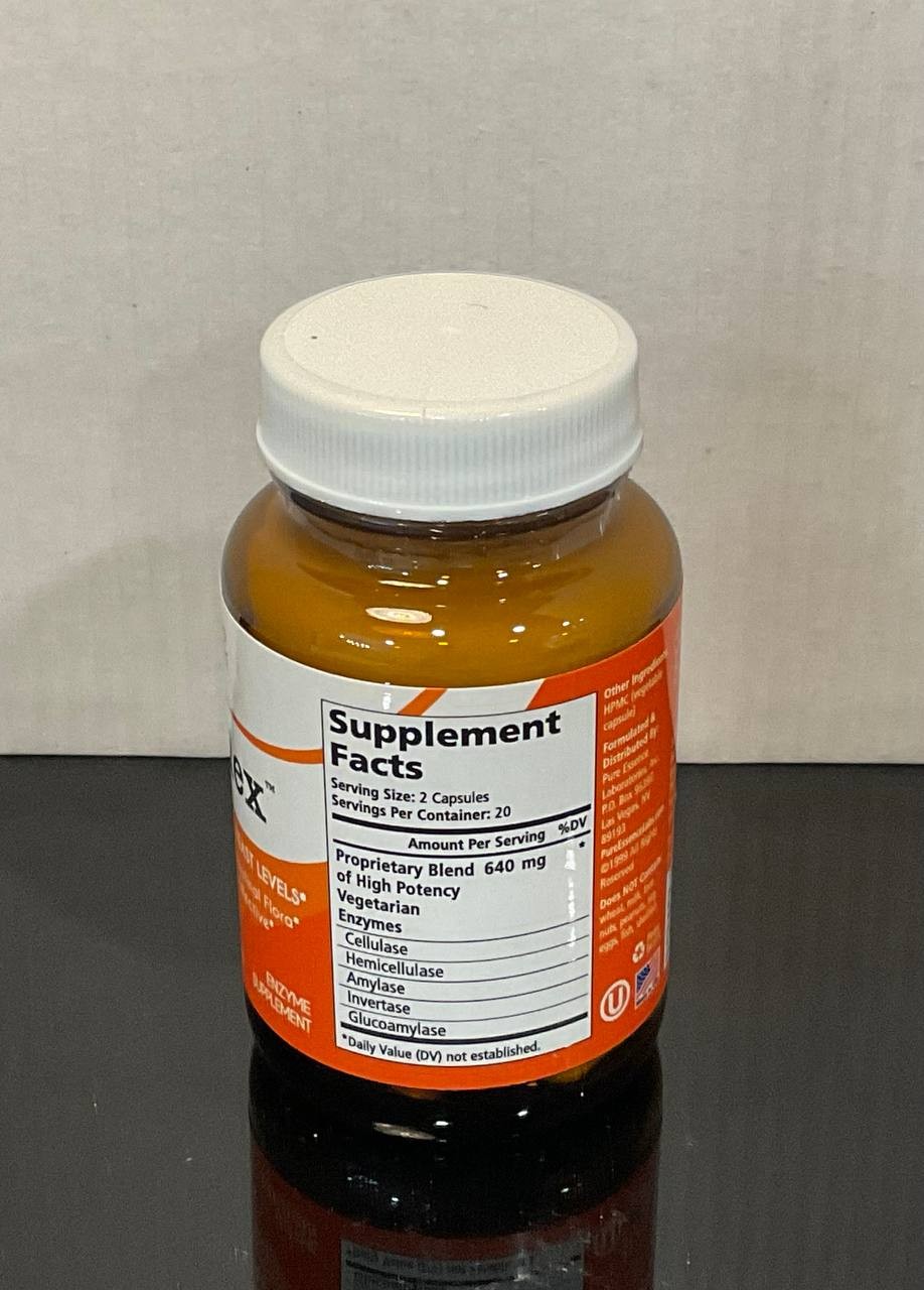 Pure Essence Candex Yeast Cleanse Enzyme Supplement 40 Veg-Caps EXP 01/2027