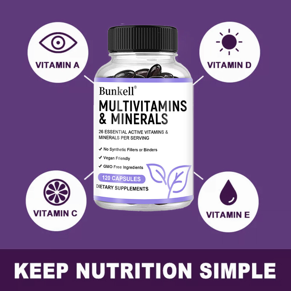 Multi Vitamin 26 Essential Vitamins & Minerals Multivitamin Multimineral Daily